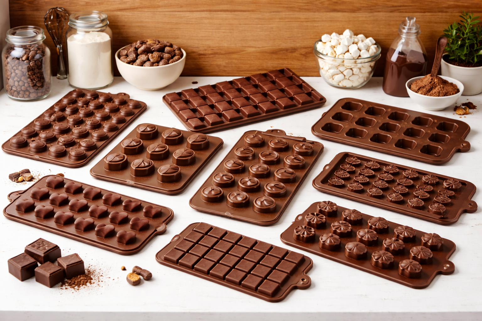 moldes per chocolata